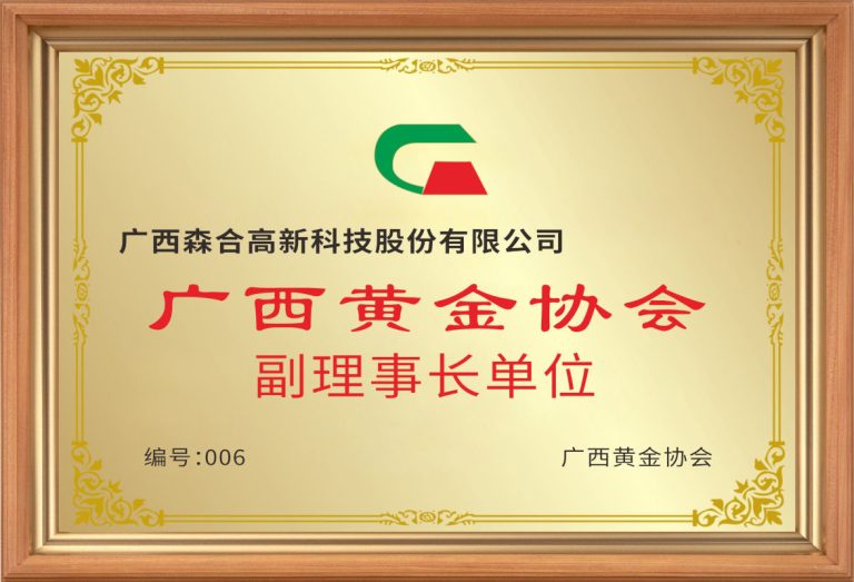 广西黄金协会副理事